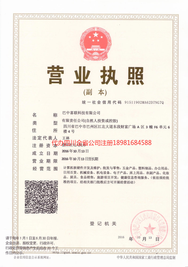 丽水丽水喜联科技有限公司